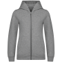 Ecologisch kindersweatvest met capuchon Moon Grey Heather 10/12 jaar Ecologisch kindersweatvest met capuchon Moon Grey Heather 10/12 jaar