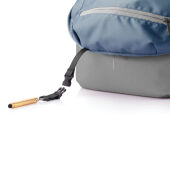 Bobby Soft, anti-diefstal rugzak, grijs, blauw