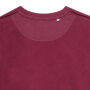 IQONIQ Zion gerecycled katoen sweater, bordeauxrood (S)