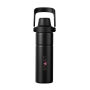 VINGA Baltimore Trek RCS recycled SS fles 600 ML, zwart