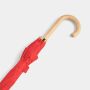 Automatische paraplu LIPSI met fiberglas baleinen rood
