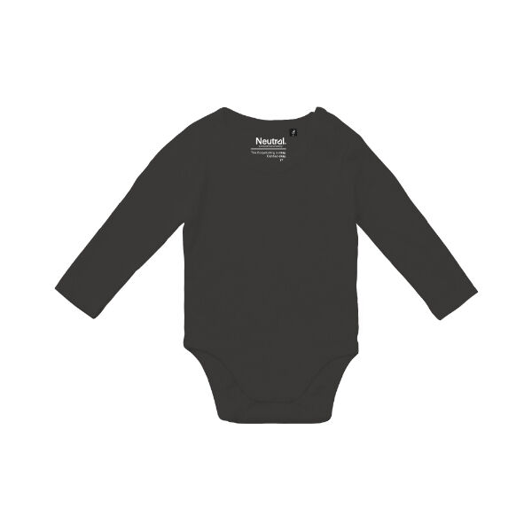 Neutral romper lange mouw_Donkergrijs_92 Neutral romper lange mouw_Donkergrijs_92