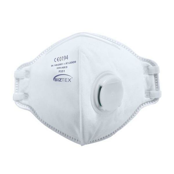 FFP3 Dolomite Plat Gevouwen Masker