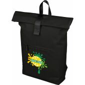 Gerecyclede PU-rugzak Naiya zwart Gerecyclede PU-rugzak Naiya zwart