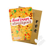 A5 kaart in kraft envelop