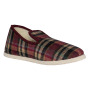 Uniseks pantoffels Made in France Bordeaux Checked 43 EU