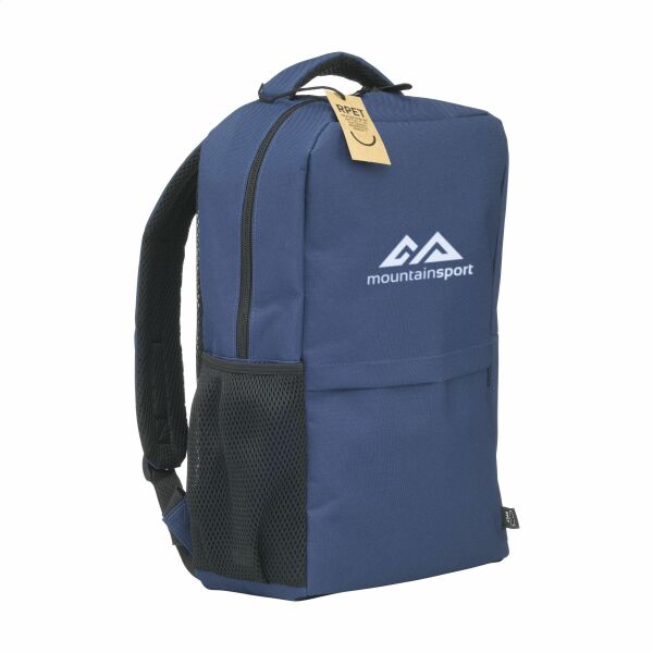 Finley GRS RPET Laptop Backpack rugzak - blauw Finley GRS RPET Laptop Backpack rugzak - blauw