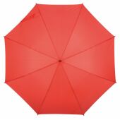 Automatische paraplu LIPSI met fiberglas baleinen rood