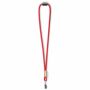 Polyester koord-keycord met bamboe plaatje
