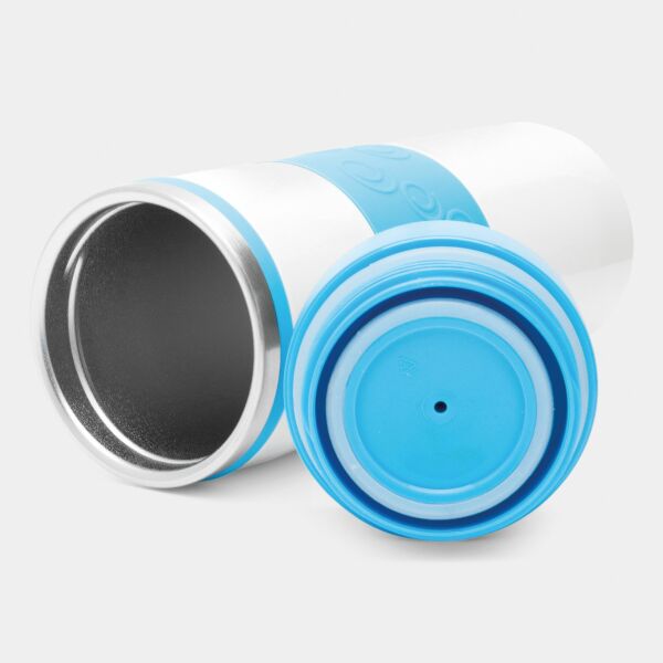 ARABICA - Dubbelwandige isoleerbeker lichtblauw, wit ARABICA - Dubbelwandige isoleerbeker lichtblauw, wit