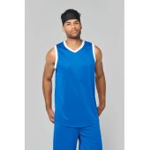 Basketbalshirt voor heren White / Black 4XL