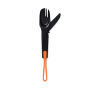 Nordic Drift Trail 4 in 1 outdoor cutlery, black