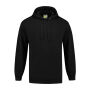 L&S Sweater Hooded black 3XL