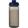 H2O Active® Octave Tritan™ 600 ml sportfles met klapdeksel - Charcoal/Blauw