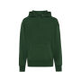 IQONIQ Yoho gerecycled katoen relaxed hoodie, forest green (L)
