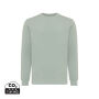 IQONIQ Etosha lichtgewicht gerecycled katoen sweater, iceberg green (XL)