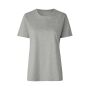 T-shirt | biologisch katoen | dames - Lichtgrijs gemêleerd, S