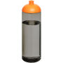 H2O Active® Eco Vibe 850 ml drinkfles met koepeldeksel - Charcoal/Oranje H2O Active® Eco Vibe 850 ml drinkfles met koepeldeksel - Charcoal/Oranje