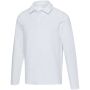 Apollo uniseks poloshirt met lange mouwen - Wit - XS