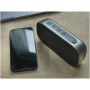 Stark 2.0 5 W gerecycled plastic IPX5 Bluetooth® speaker - Zilver/Zwart