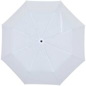 Aaron 23'' opvouwbare handparaplu - Wit