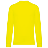 Ecologische uniseks sweater polyester/katoen Fluorescent Yellow XS