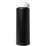 Baseline® Plus 750 ml sportfles met flipcapdeksel - Zwart/Wit
