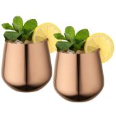 Cascade roestvrijstalen bekerset van 540 ml - Roségoud