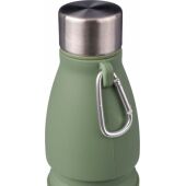 Siliconen opvouwbare drinkfles 550 ml Erin zwart
