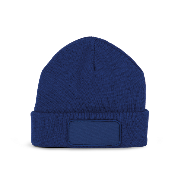 Bonnet avec patch et doublure Thinsulate™ Royal Blue One Size Bonnet avec patch et doublure Thinsulate™ Royal Blue One Size
