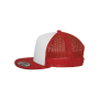 Klassieke truckerpet RED / WHITE One Size