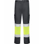Trousers Daily Stretch Hi-Viz lead/fluor yellow 60