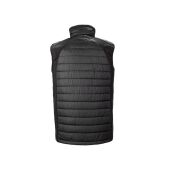 BLACK COMPASS PADDED SOFTSHELL GILET, BLACK/BLACK, 4XL, RESULT