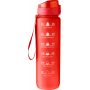 rPET drinkfles Brinley 1000 ml rood