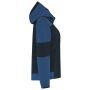 Softshell Capuchon Bicolor Redefined Dames 406119 Ink-Royal Blue XXL