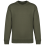 Ecologische oversized uniseks sweater met ronde hals Organic Khaki XXS