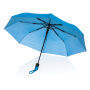 21" Impact AWARE™ 190T mini auto open paraplu, tranquil blue