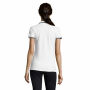 PASADENA WOMEN - PASADENA dames polo 200g - XL - Wit/Navy