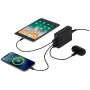 ADAPT 72 W PD-laadstation van gerecycled plastic - Zwart