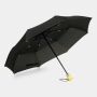Stormvaste, automatisch te openen- en sluiten pocketparaplu STREETLIFE geel, zwart