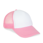 Trucker - Pet 5 panelen White / Aurora Pink One Size