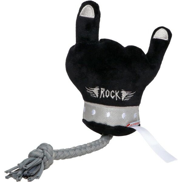 Dog toy devil horns