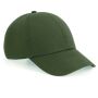 ORGANIC COTTON 6 PANEL CAP, OLIVE GREEN, One size, BEECHFIELD