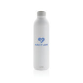 Avira Avior RCS gerecycled roestvrijstalen fles 1L, wit