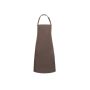 BIB APRON BASIC WITH BUCKLE, LIGHT BROWN, One size, KARLOWSKY