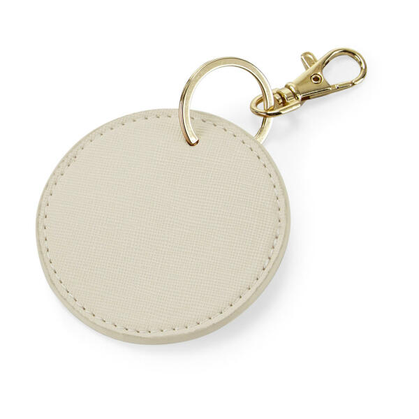 Boutique Circular Key Clip - Oyster - One Size