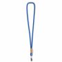 Polyester koord-keycord met bamboe plaatje