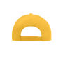 Brushed 6 Panel Cap yellow one size