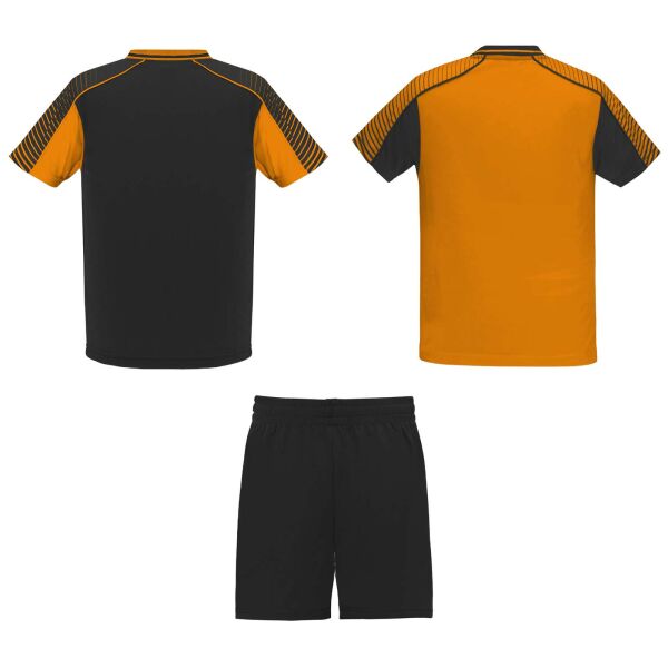Juve sportset voor kinderen - Oranje/Zwart - 4 Juve sportset voor kinderen - Oranje/Zwart - 4