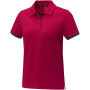 Morgan duotone damespolo met korte mouwen - Rood - XS